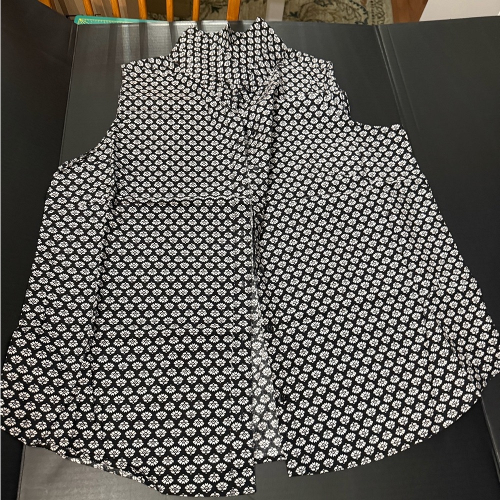 Anthony Richards Black and White Patterned Kids Dress